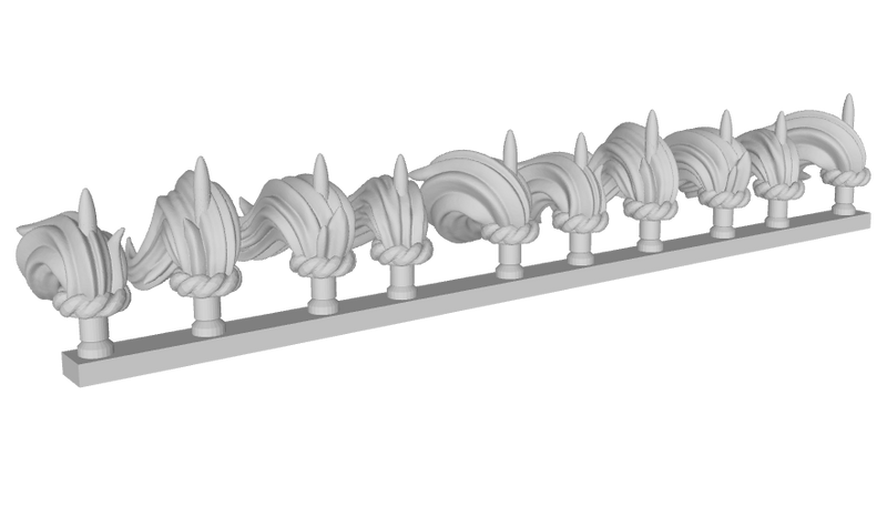 RW Topknot  Add-ons : Small Spike