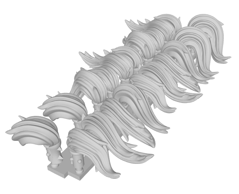 RW Topknot  Add-ons : Tall Spike Front