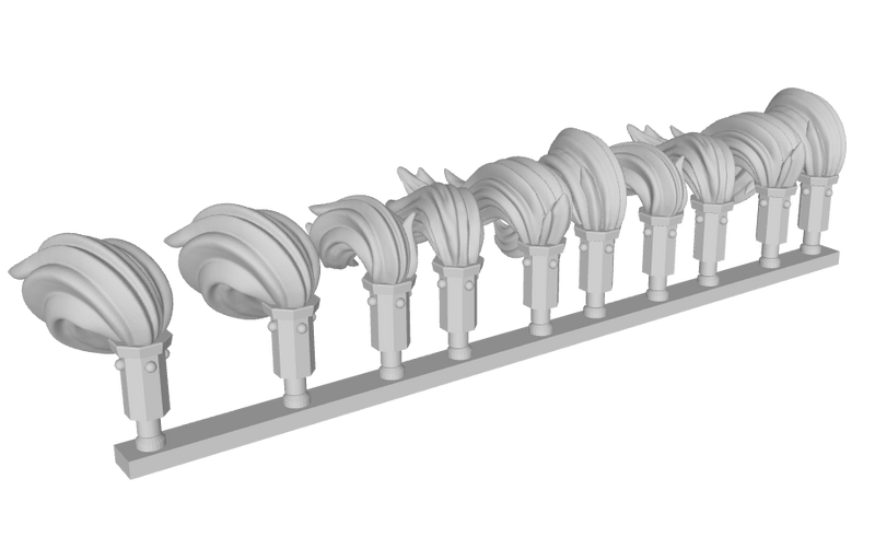 RW Topknot  Add-ons : Octagonal