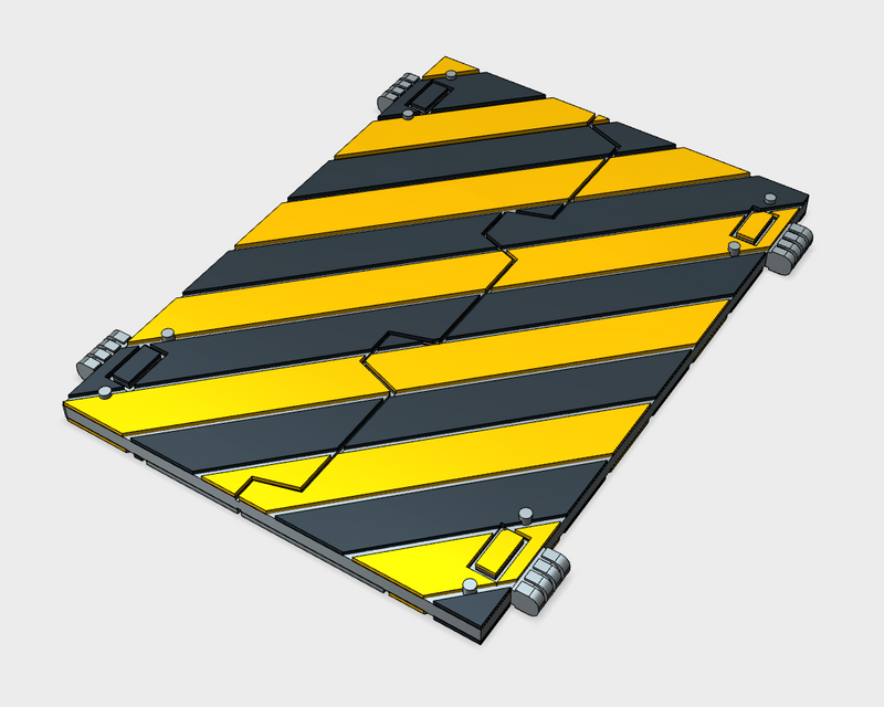 Hazard Stripes : Top-Hatch Doors