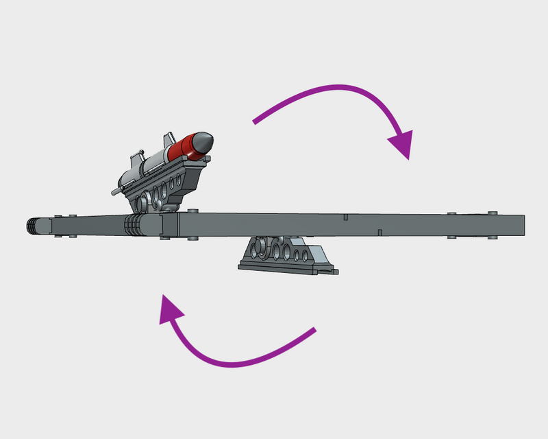 Flip-Top Rhino Hatch : V1a Hunter Missile Launcher