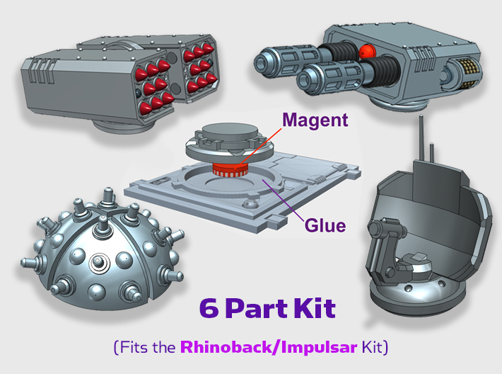 Impala Defensive System Mounting Kit (Magnet-Ready)