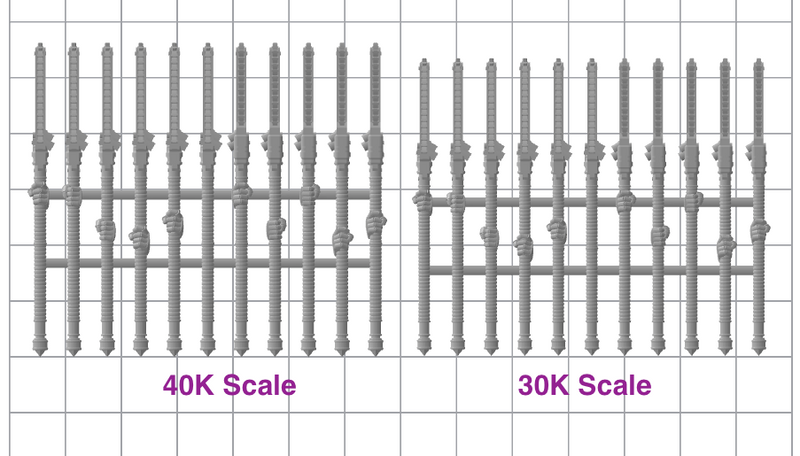 11x RotoSpear : Chain Glaive - Weapon Sets