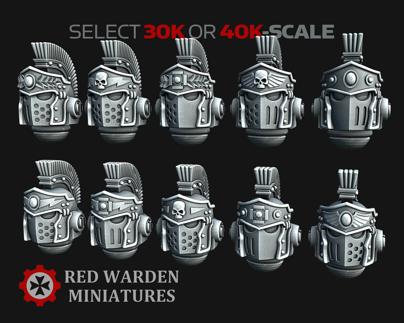 11x RW Roman Helmets - Command Squad Set