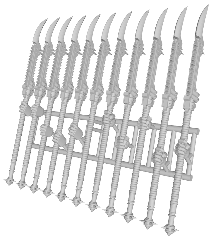 11x Roto-Glaive: Nightmare - Weapon Sets