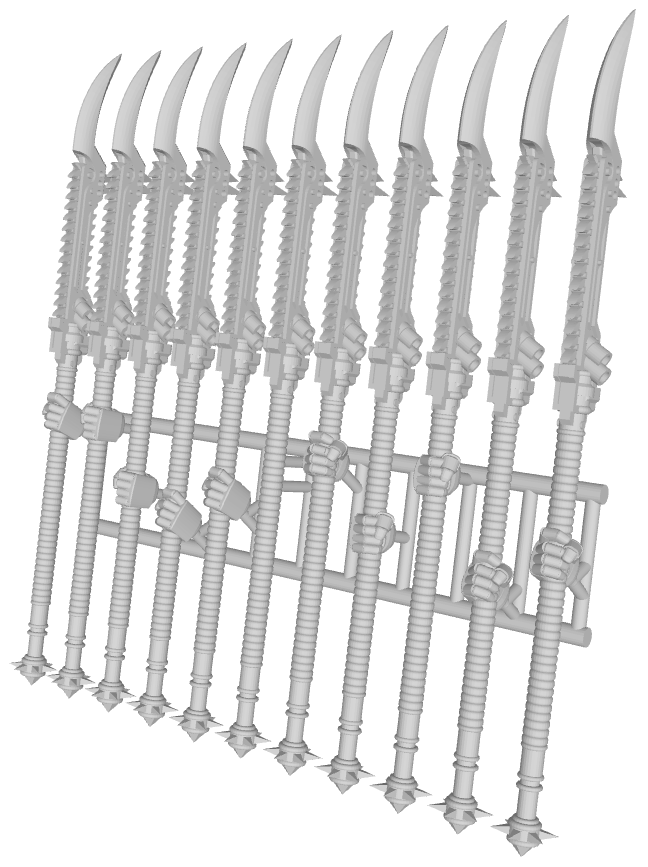 11x Roto-Glaive: Nightmare - Weapon Sets