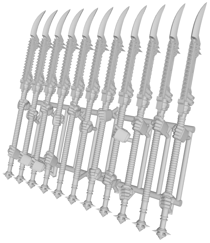 11x Roto-Glaive: Nightmare - Weapon Sets