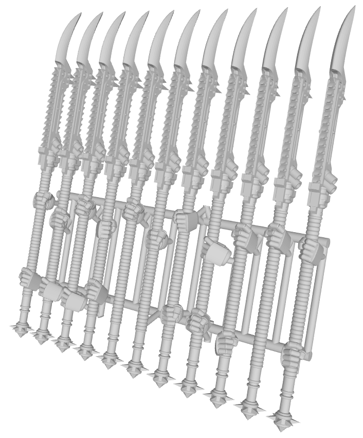 11x Roto-Glaive: Nightmare - Weapon Sets