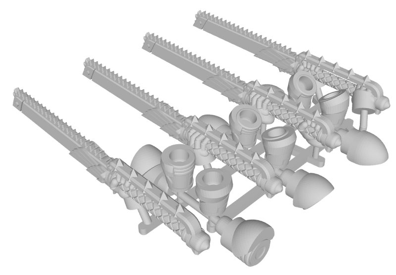 4x RotoSword : Carmine - Prime Set