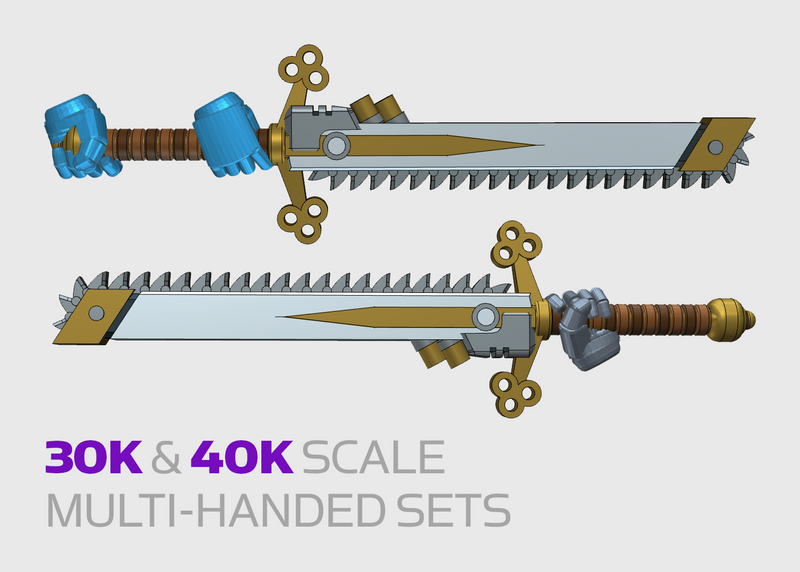 11x Roto Longsword: Claymore - Weapon Sets