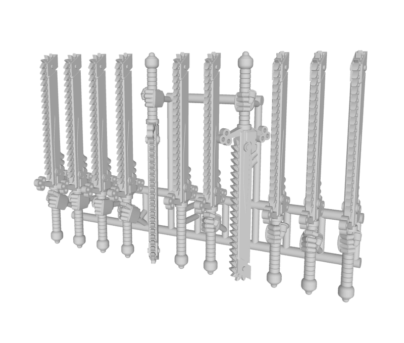 11x Roto Longsword: Claymore - Weapon Sets