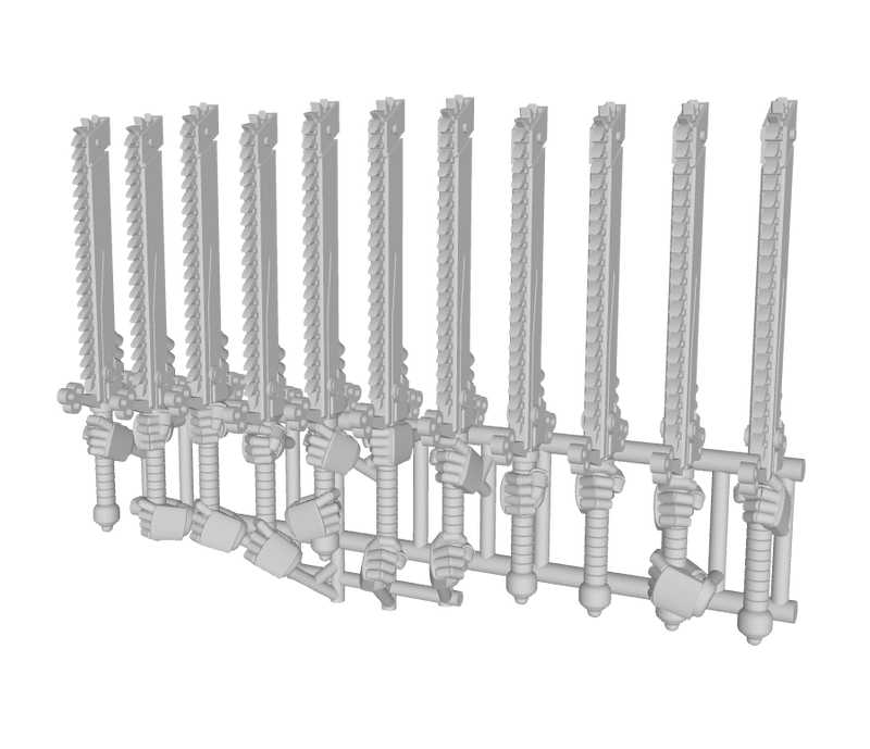11x Roto Longsword: Claymore - Weapon Sets