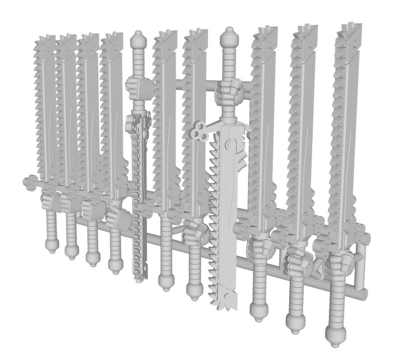 11x Roto Longsword: Claymore - Weapon Sets