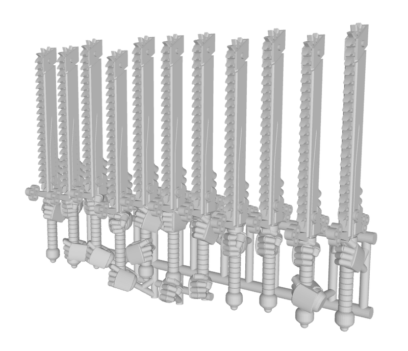 11x Roto Longsword: Claymore - Weapon Sets