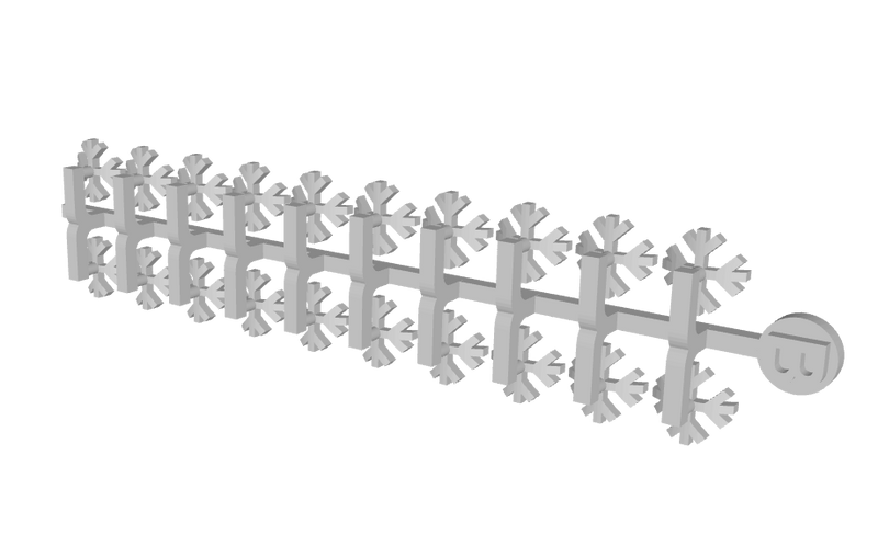 20x Brand Sabrewulf - Small Bent Insignias