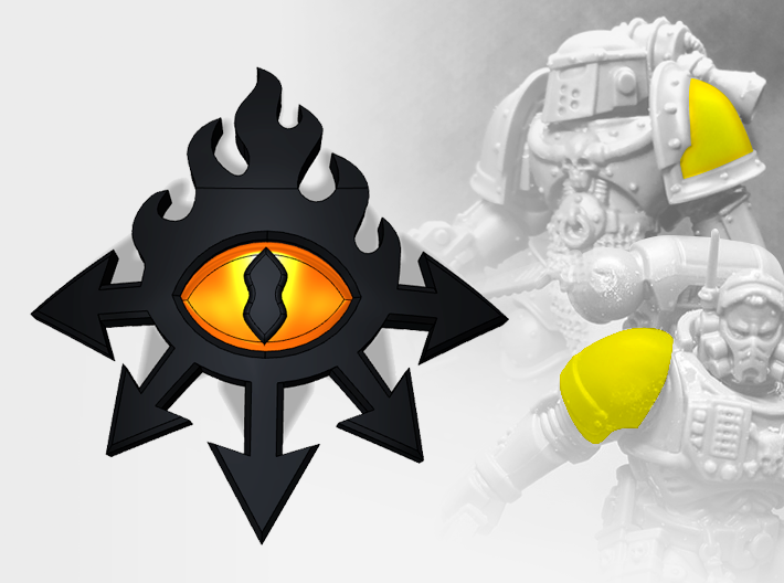 60x The Pyre's Cohort - Small Convex Insignias (5mm)