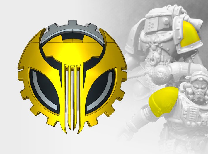 The Malforged - Small Convex Insignias (5mm)