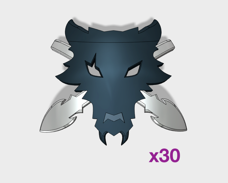 Skota Vlka - Shoulder Insignia pack