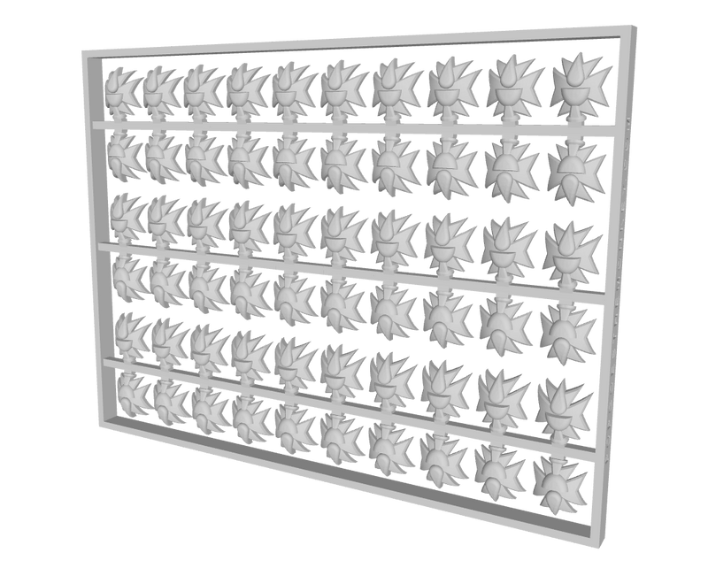 60x Blood Templars : Shoulder Insignia pack