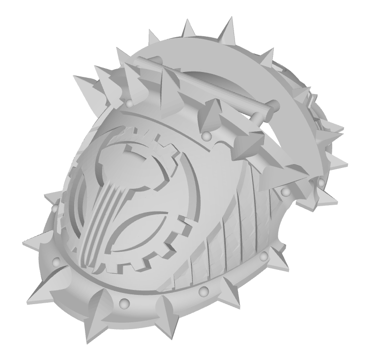 The Malforged - C1a Squire Knight Pauldrons