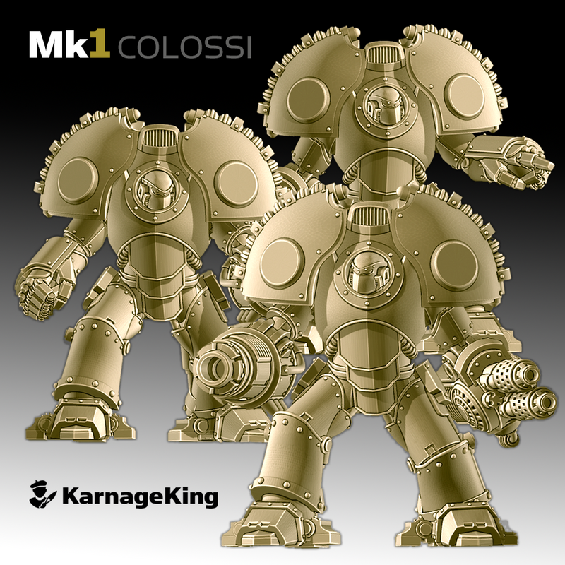 3x Saturnus Colossi Mk:1 Instigator Squad