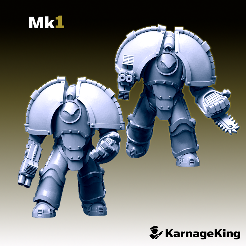 5x Saturnus Terminator Mk:1 Crusader Squad