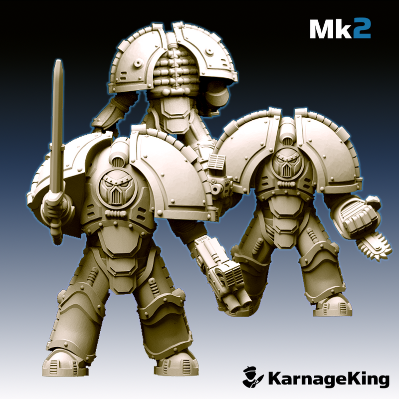 5x Saturnus Terminator Mk:2 Crusader Squad