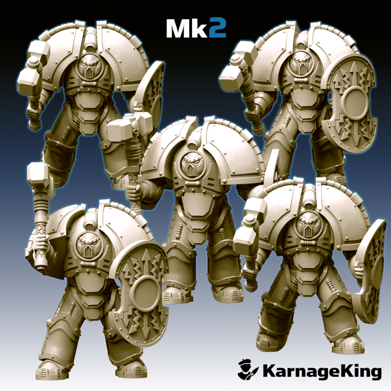 5x Saturnus Terminator Mk:2 Defender Squad