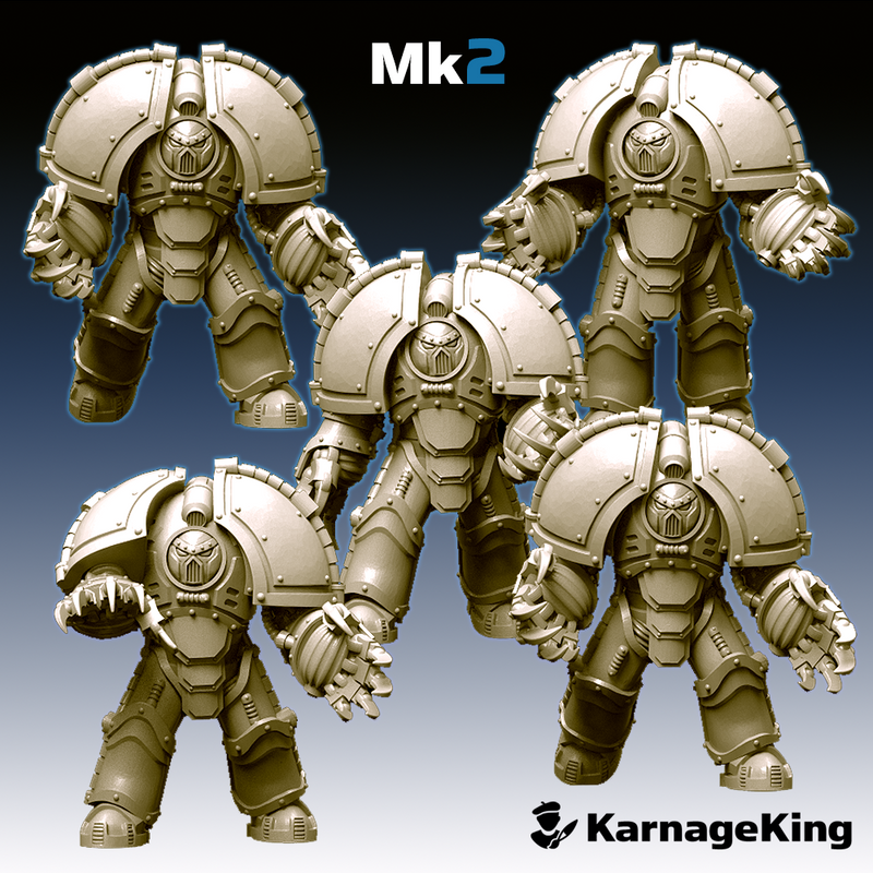 5x Saturnus Terminator Mk:2 Invader Squad