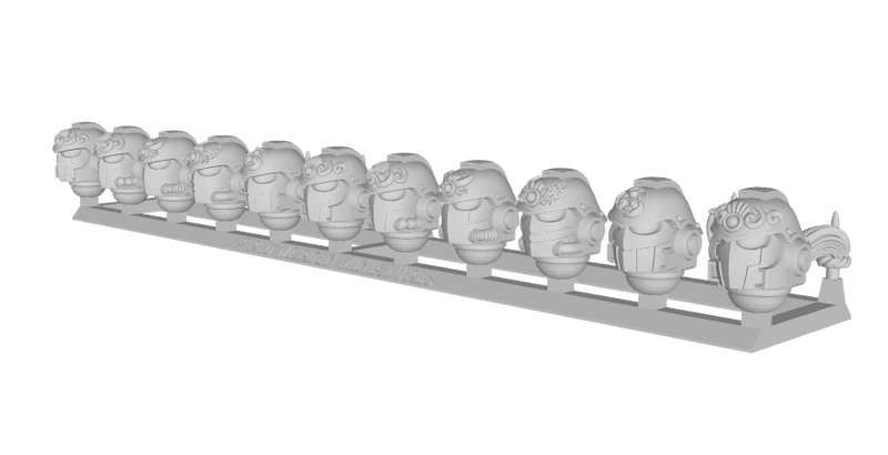 11x RW Shikoro Helmets - Clan Warriors