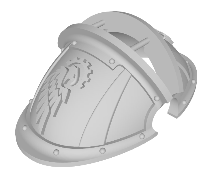 Gryphon Wing - B1 Squire Knight Pauldrons