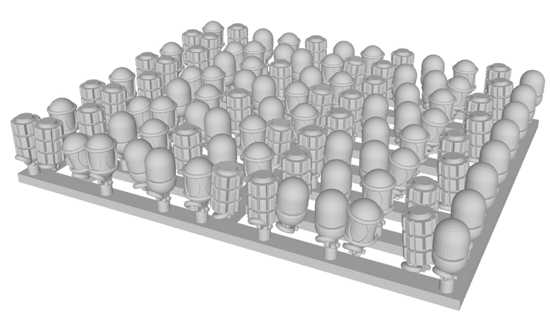 100x Standard - Imperial Grenades Set 1