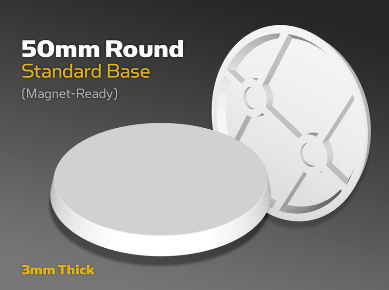 Blank : 50mm Standard Round Bases