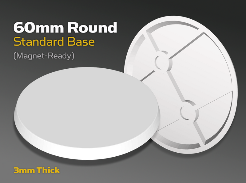 Blank : 60mm Standard Round Bases