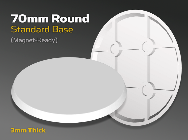 Blank : 70mm Standard Round Bases