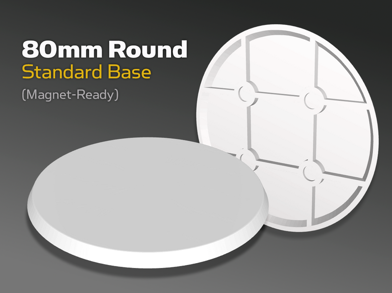 Blank : 80mm Standard Round Bases