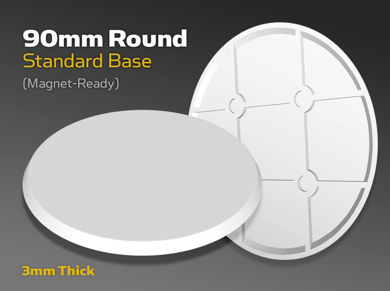 Blank : 90mm Standard Round Bases