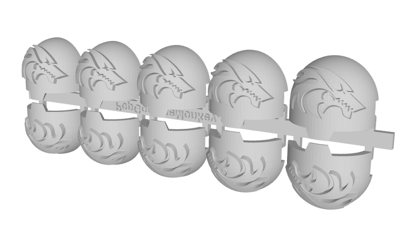 10x Flame Wolf (R)- T:10a Indomitus Prime Pads