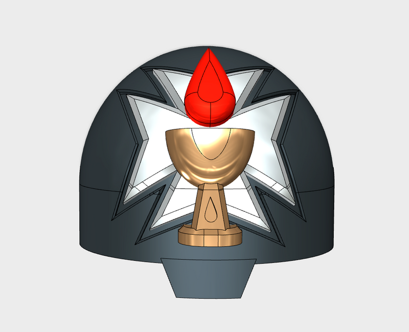 10x Blood Templars - T:10a Indomitus Prime Pad