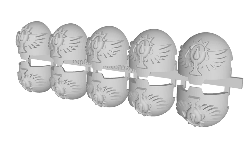 10x Grail Knights - 10th Ed. Terminator Prime Pads