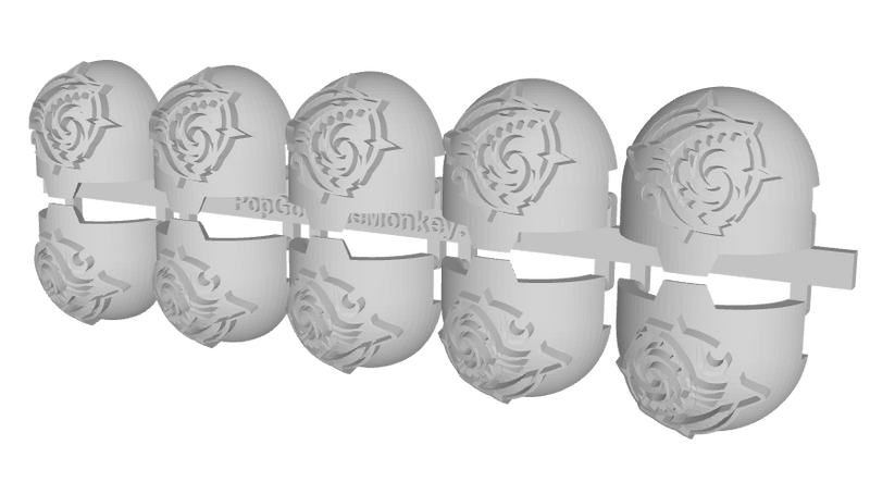 10x Leviathan Wardens (R) - 10th Ed. Terminator Prime Pads