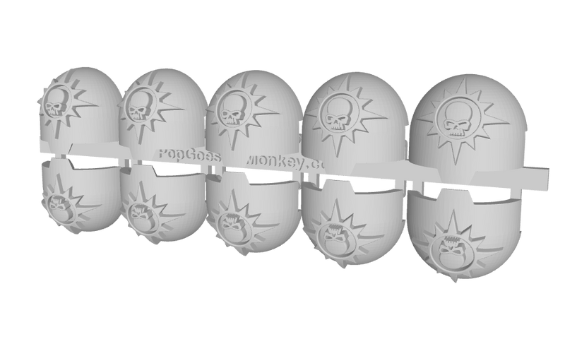 10x Nova Skulls - T:10a Indomitus Prime Pads