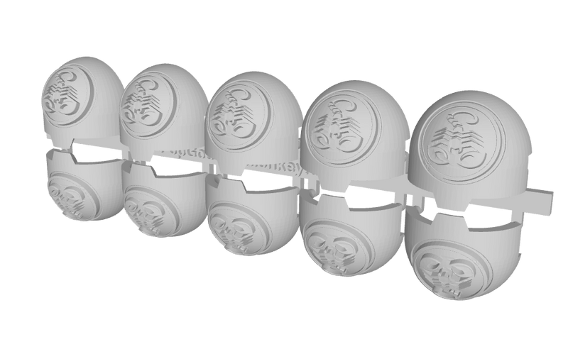 10x Scorpio Legion - T:10a Indomitus Prime Pads