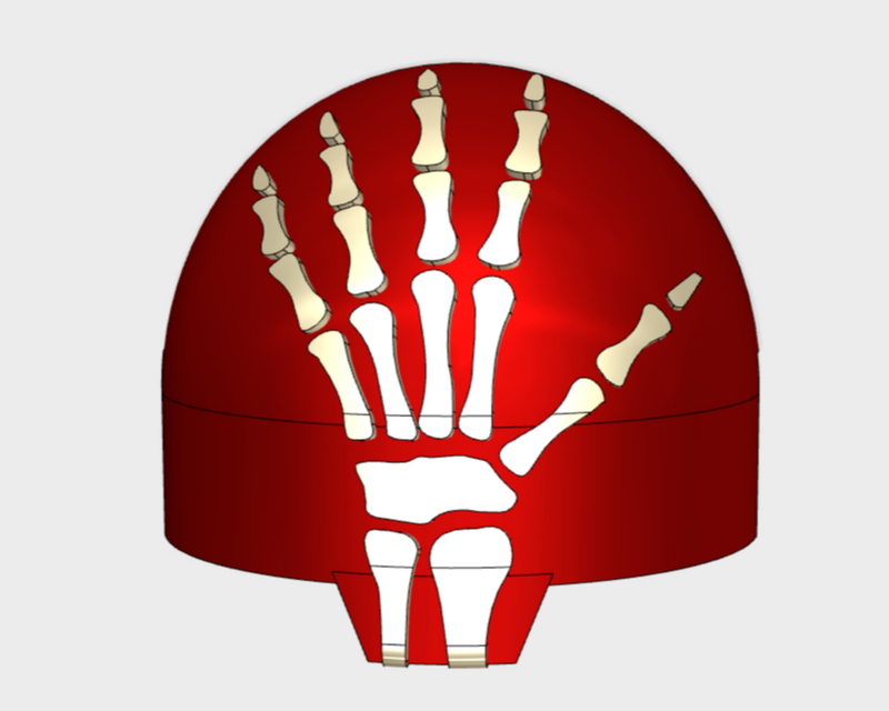 10x Skeletal Hand L - T:10a Indomitus Prime Pads