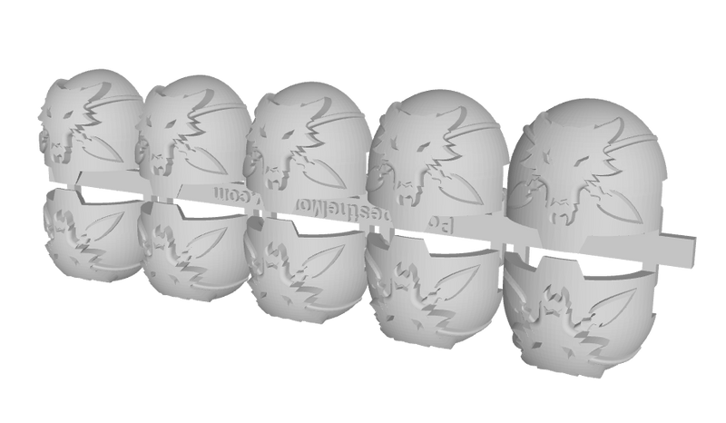 10x Skota Vlka - T:10a Indomitus Prime Pads
