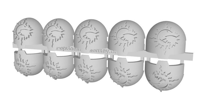 10x Sun Wolves - T:10a Indomitus Prime Pads