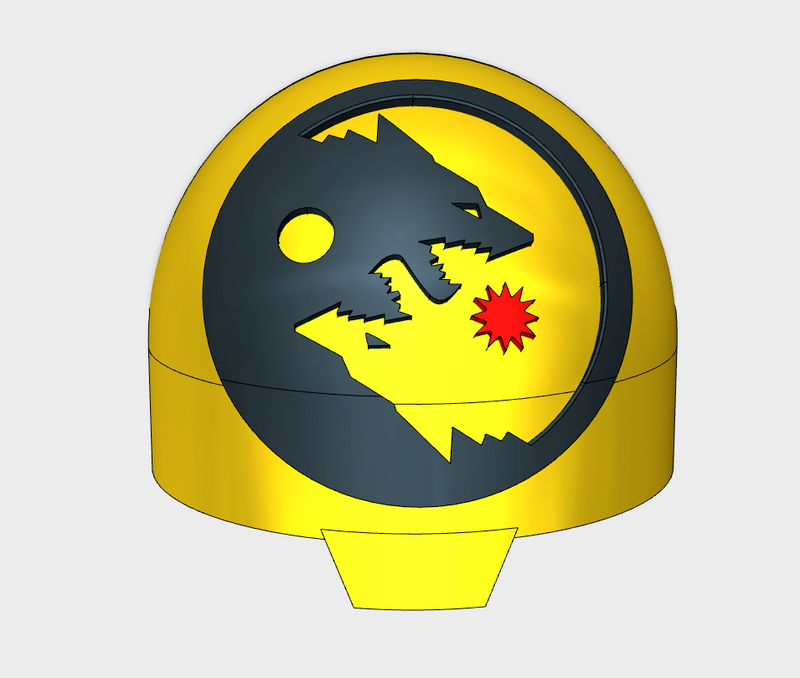 10x Ying Yang Wolf - T:10a Indomitus Prime Pads