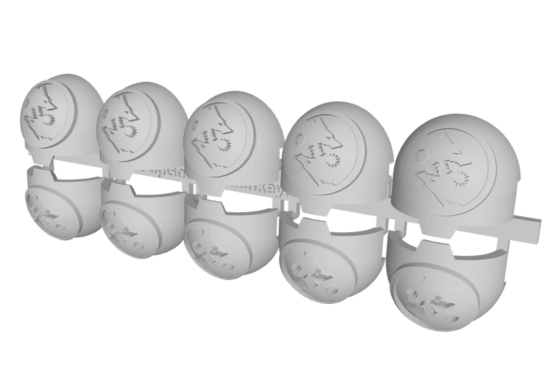 10x Ying Yang Wolf - T:10a Indomitus Prime Pads