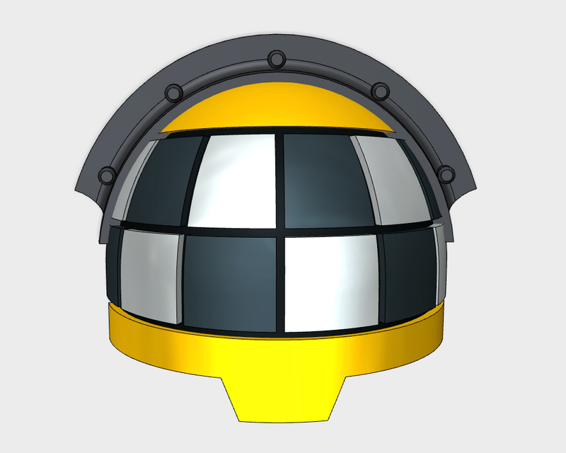10x Checkered Stripe - 10th Ed. Terminator Ridged Pads