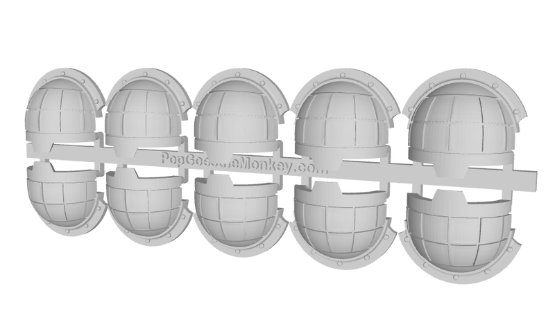 10x Checkered Stripe - 10th Ed. Terminator Ridged Pads